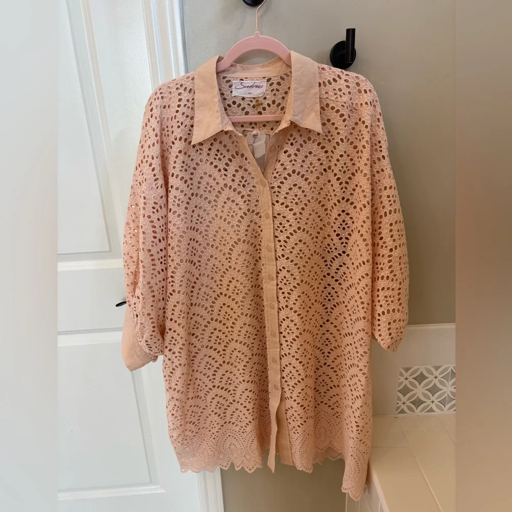 Sundress Lace Shirt Dress - Picture 5 of 11